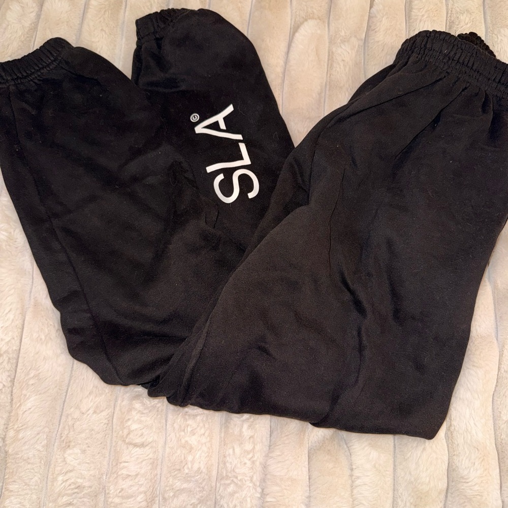 SLA Black Jogger Pants